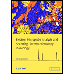 Electron Microprobe Analysis and Scanning Electron Microscopy in Geology