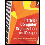 Parallel Computer Organization and Design