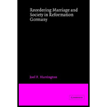 Reordering Marriage and Society in Reformation Germany