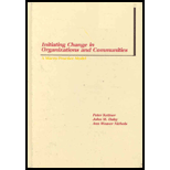 Initiating Change in Organizations and Communities : A Macro Practice Model - Peter M. Kettner, Ann W. Nichols and John Daley