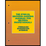 Ethical Decision Making Manual for Helping Professionals