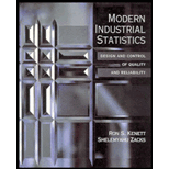 Modern Industrial Statistics / With CD ROM