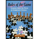 Rules of Game  Lessons from the Field of Community Change