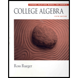 College Algebra (Student Solution Manual)