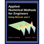 Applied Numerical Methods for Engineers  Using MATLAB and C   With CD