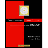 Contemporary Linear Systems Using MATLAB