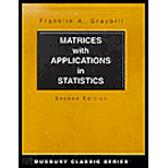 Matrices With Application in Statistics