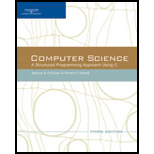 Computer Science  Structured Programming Approach Using C