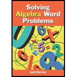 Solving Algebra Word Problems