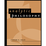 Analytic Philosophy