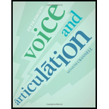 Voice and Articulation