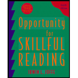 Opportunity for Skillful Reading