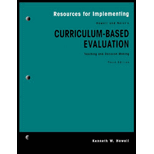 Resources for Implementing Howell and Nolets Curriculum Based Evaluation  Teaching and Decision Making