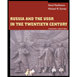 Russia and the USSR  in the Twentieth Century