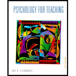 Psychology for Teaching