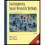 Contemporary Social Research Methods   With Micro. Workbook, 3D and CD