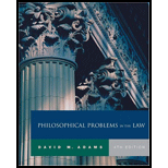 Philosophical Problems in the Law