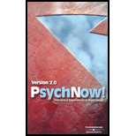 PsychNow CD ROM  Interactive Experiences in Psychology, Version 2.0 (Software)