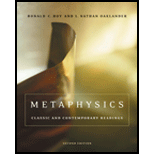 Metaphysics  Classic and Contemporary Readings