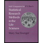 SAS Companion for Raos Statistical Research Methods in the Life Sciences