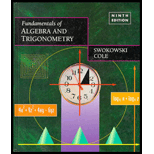 Fundamentals of Algebra and Trigonometry