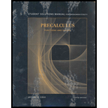 Precalculus  Functions and Graphs   Student Solutions Manual (ISBN10 