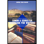 Simon and Schusters Handbook for Writers  (Custom Package)