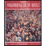 Programming for the Masses / With CD ROM (Custom)