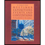 Meetings, Expositions, Events and Conventions  An Introduction to the Industry (Preliminary Edition)