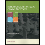 Research and Strategic Communication (Custom)