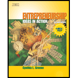 Entrepreneurship  Ideas in Action 2ND Edition, Cynthia L. Greene 