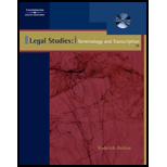 Legal Studies  Terminology and Transcription / With CD