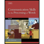 Communication Skills for the Processing of Words   Text Only