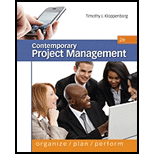 Contemporary Project Management   With CD and Access