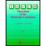 Touch Operation of the Electronic Calculator, A Brief Course