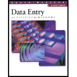 Data Entry Acctivities for Windows   Text Only