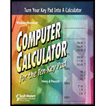 Computer Calculator for Ten Key Pad   With CD