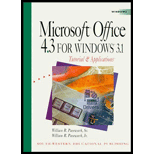 Microsoft Office 4.3 for Windows 3.1  Tutorial and Applications  Text Only