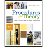 Procedure and Theory for Administrative Professionals   With CD