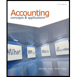 Accounting  Concepts and Applications   Text Only