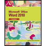 Microsoft Office Word 2010  Illustrated Complete .