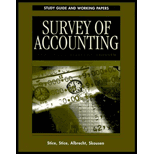 Survey of Accounting (Study Guide and Working Papers) -  Paperback