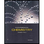 Experimental Chemistry   To Accompany Zumdahl  Chem.