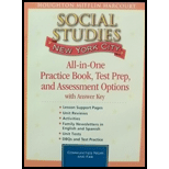 HM Social Studies New York Practice Book, Test Prep andAssessment Options with Answer Key Grade 2