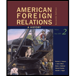 American Foreign Relations Volume II