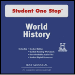 World History Student One Stop DVD ROM Survey