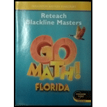 Houghton Mifflin Harcourt Go Math Florida: Reteach Blackline Masters Grade 4 -  Teacher's Edition, Paperback