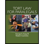 Tort Law for ParalegalsCUSTOM PACKAGE<