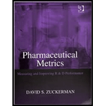 Pharmaceutical Metrics Measuring and Improving R and D Performance