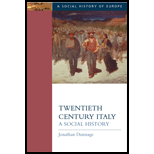 Twentieth Century Italy  A Social History